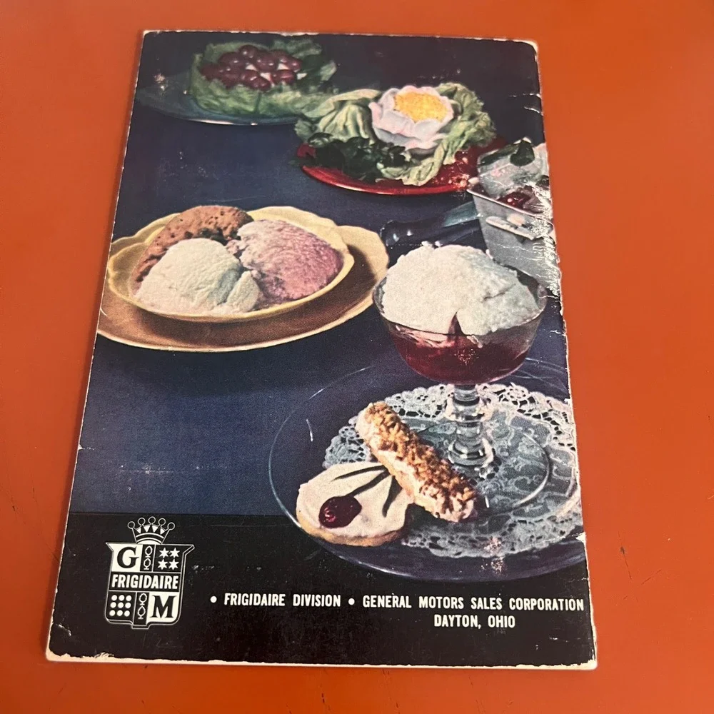 Vintage 1940 Your Frigidaire Recipes Cookbook General Motors Advertising Booklet